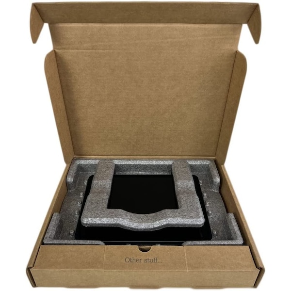 Epe Usa 14 in x 12 in x 2 in Laptop Shipping Box, Kraft, Corrugated / Foam, Single, 32 ECT LTC-S002-01 - main